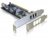 Placa PCI 3 + 1 FireWire